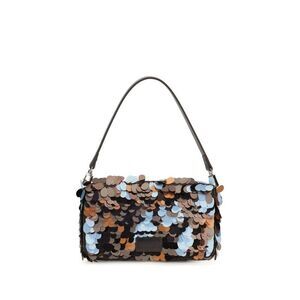 Staud Multicolor Marabou Shoulder Women's Bag